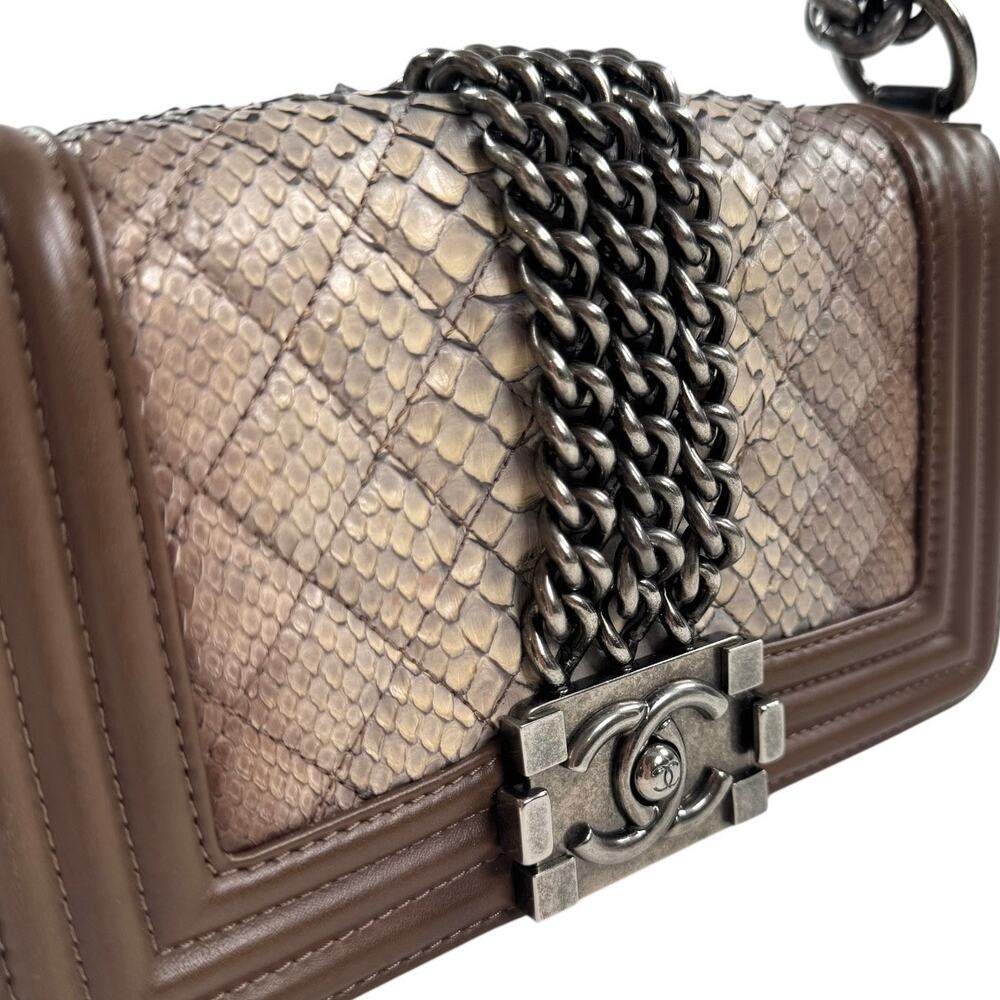 Chanel Python Small Boy Bag - Picture 4 of 15